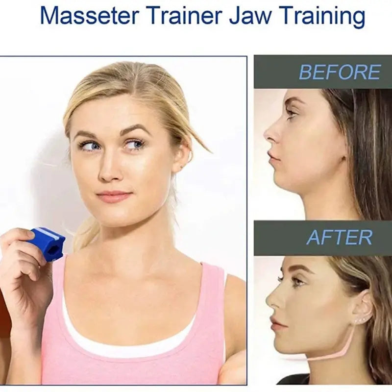 JAWLINER® 2024  #1 Jaw Exerciser & Jawline Trainer Jawline Exercises