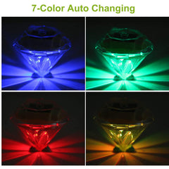 7-Color Changing LED Diamond Solar Stake Lights