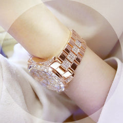 Bee Sister Luxury Crystal Rhinestone Stylish Women Quartz Wrist Watch