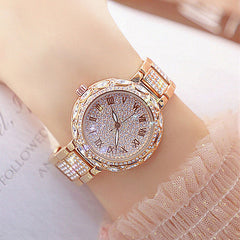 Bee Sister Luxury Crystal Rhinestone Stylish Women Quartz Wrist Watch