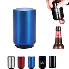 Magnetic Automatic Stainless Steel Push Down Beer Bottle Cap Opener