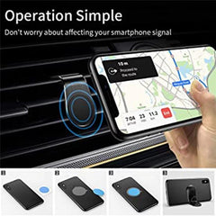 2 Packs Magnetic Universal Car Phone Holder Stand Air Vent Clip Mount
