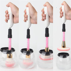 Electric Automatic Makeup Brush Cleaner Set
