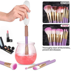 Electric Automatic Makeup Brush Cleaner Set
