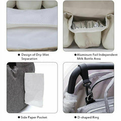 Maternity Nappy Diaper Large Capacity Mommy Bag