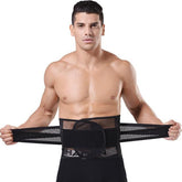 Men's Waist Trainer Lower Lumbar Back Support Belt