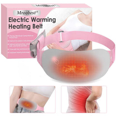 Menstrual Heating Massage Pad Heated Waist Belt Belly Back Pain Relief for Girls Women