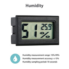 Mini Digital Electronic Temperature Humidity Meters Gauge Indoor Thermometer Hygrometer