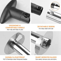 Multi-Functional Stainless Steel Pineapple Slicers Tool