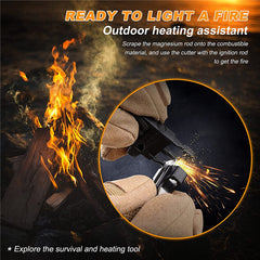 Multi-Function Bracelets Outdoor Survival Whistle Compass