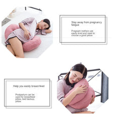 U-Shaped Waist Support Ventral Sleeping Pillow for Pregnant Women