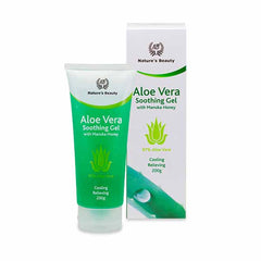 Nature's Beauty Aloe Vera Soothing Gel with Manuka Honey 200g