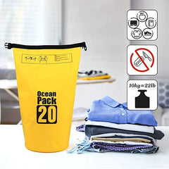 PVC Waterproof Dry Floating Duffel Bag Swimming Storage Pack