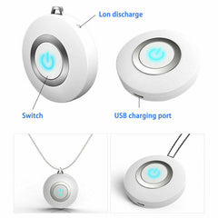 Personal Air Purifier Necklace Wearable
