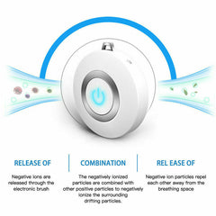 Personal Air Purifier Necklace Wearable