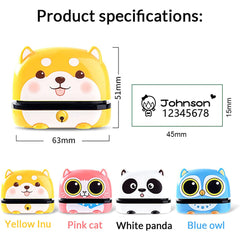 Custom Name Stamps Can Print Clothes, Sheets, Hats, Shoes and Other Textiles for Personalized Labelling