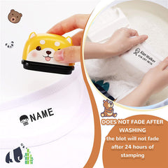 Custom Name Stamps Can Print Clothes, Sheets, Hats, Shoes and Other Textiles for Personalized Labelling