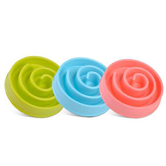 Pet Dog Cat Anti-Choke Slow Feed Bowl Non-Slide Feeder