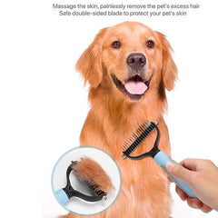 Pets Fur Dog Trimming Grooming Comb Brush