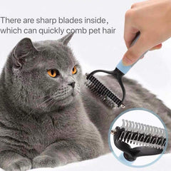 Pets Fur Dog Trimming Grooming Comb Brush