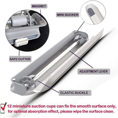 Reusable Plastic Wrap Dispenser with Cutter Suitable for Household Aluminum Foil