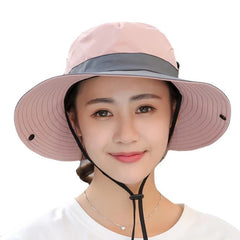 Ponytail Women's Summer Sun Bucket Hats