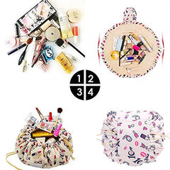 Quick Drawstring Cosmetic Bag Travel Luggage Organizer