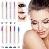 10PCs Disposable Mascara Wands Set Eyebrow Eyelash Tube Brush