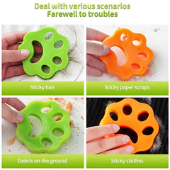 2PCs Reusable Pet Hair Remover Lint Catcher for Laundry