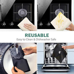 8pcs Reusable Gas Range Stove Protector Cover