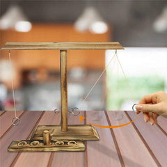 Hook & Ring Wooden Interactive Toss Game