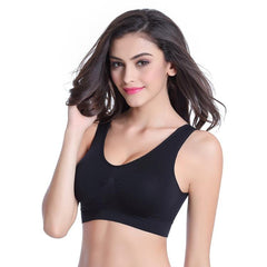 3Packs Stretch Seamless Comfort Bra with Removable Pads