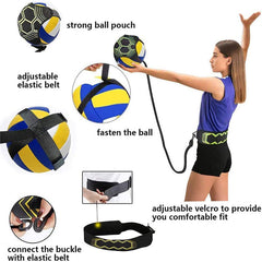 Soccer Kick Trainer Solo Practice Elastic Trainer for Soccer Volleyball Training Equipment Aid
