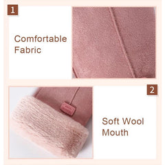 Sherpa-Lined Women's Winter Touchscreen Thicken Warm Gloves