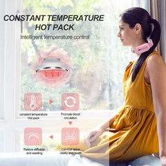 Smart Cordless Electric Pulse Heated Neck Massager Pain Relief Relaxation