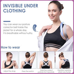 Smart Vibration Reminder Back Support Belt Orthopedic Posture Corrector Brace