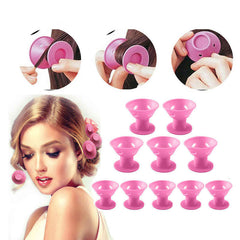 Soft Rubber Magic Hair Care Rollers No Heat No Clip Hair Curl Styling DIY Tool