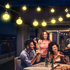 10/30 LED Solar Powered Waterproof Crystal Globe Balls Fairy String Lights