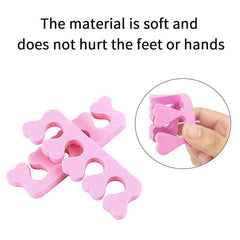 100pcs Sponge Toe Separators Finger Spacer Manicure Pedicure Tools