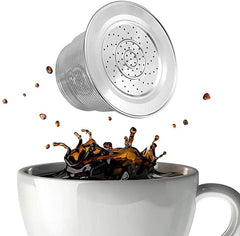 Stainless Steel Coffee Tamper with Coffee Capsule Filling Tool for Nespresso