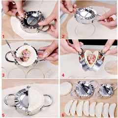 Stainless Steel Dumpling Maker Dough Cutter