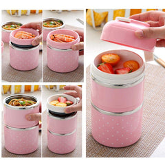 Stainless Steel Multi-Layer Lunch Box Food Container