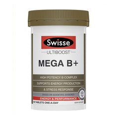 Swisse Ultiboost Mega B + 60 Tablets