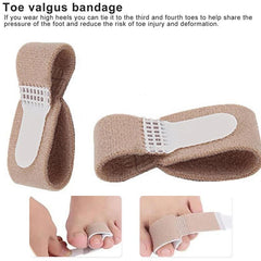 4pcs Toe Finger Straightener Separator Splint Hammer Hallux Valgus Corrector