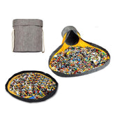 Toy Clean-up Storage Basket Bag Play Mat