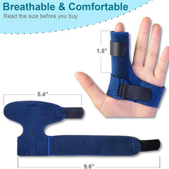 2pcs Trigger Finger Splints Brace Straightening Supports For Sprains Pain Relief