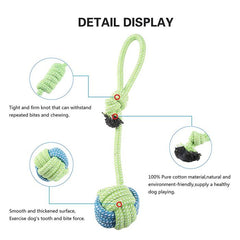 Pet Dogs Cotton Rope Chew Toys for Puppies Teething Clean