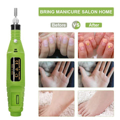 USB Electric Nail Drill Manicure Pen Sander Polisher Machine Set
