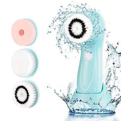 USB Rechargeable Electric Rotating Facial Cleansing Brush Massager