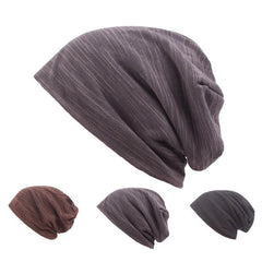 Unisex Hip Hop Skullies Beanies Hat Double Layer Warm Bonnet Caps